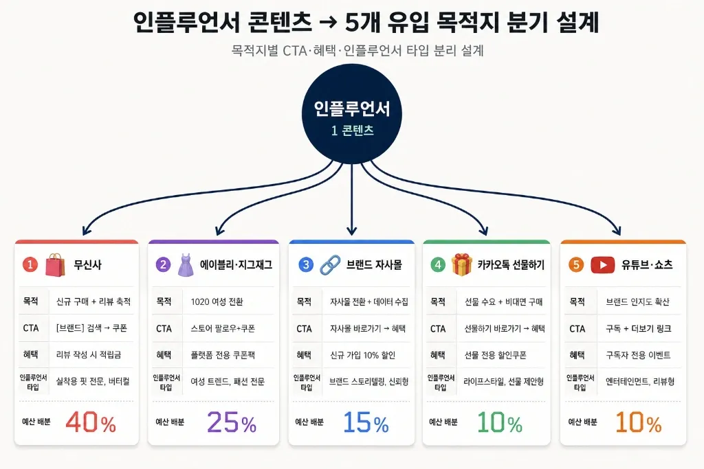 패션·의류 브랜드 인플루언서 플레이북 — 무신사·에이블리·자사몰 3축에서 핏·리뷰·팬덤으로 전환 만드는 법 - 이미지 3